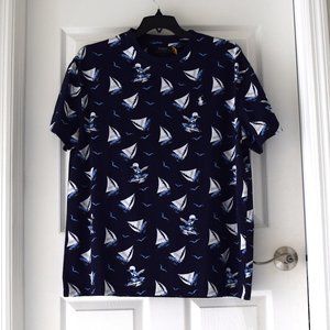 POLO RALPH LAUREN Men's Classic-Fit Sail Boat Print Jersey T-Shirt